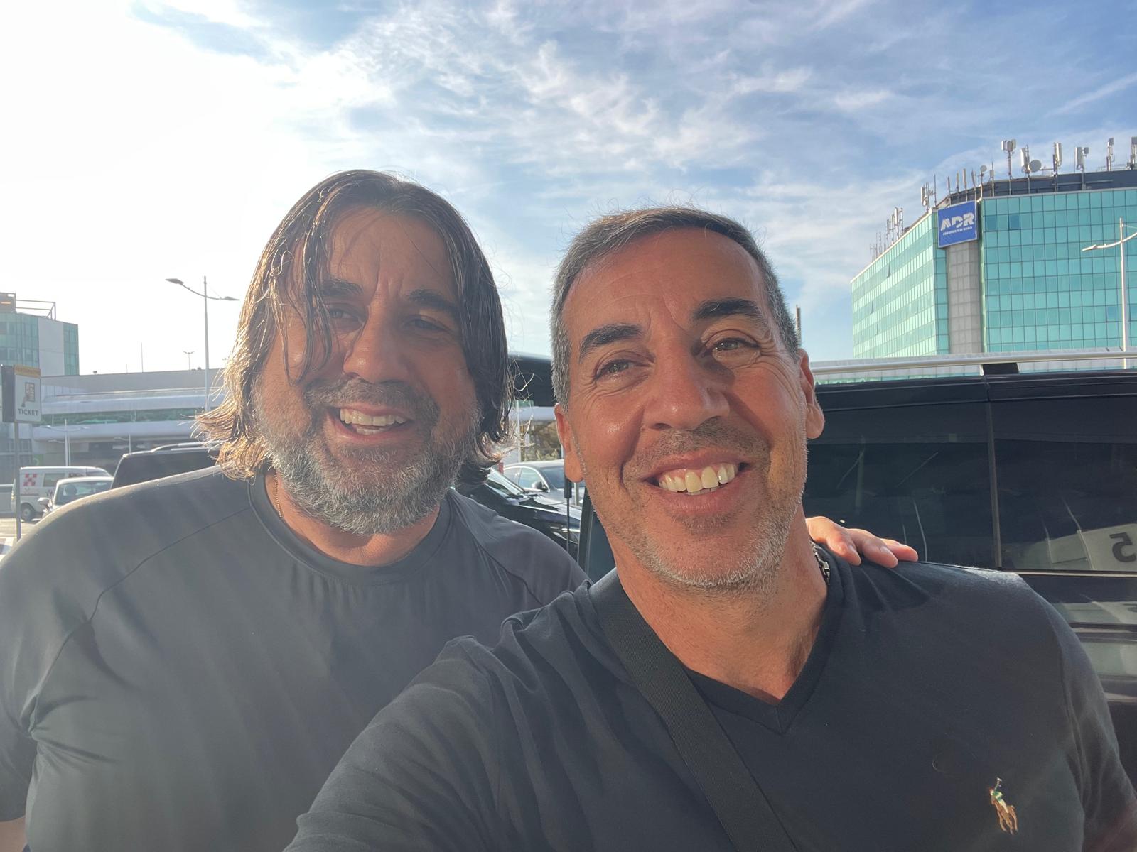 Marco at FCO Airport Marco at FCO Airport